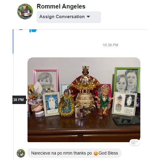 △Sto. Niño de Cebu Original Design (13 inches total height), Made of Fiberglass, Bestseller