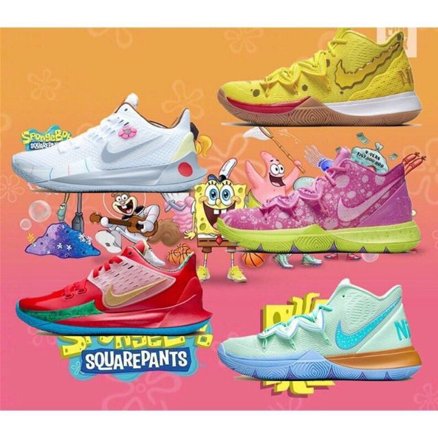 shopee kyrie 5 spongebob