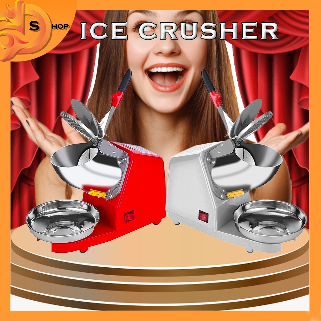 Ice crusher Electric ice crusher 1 second fine and uniform ice crushing