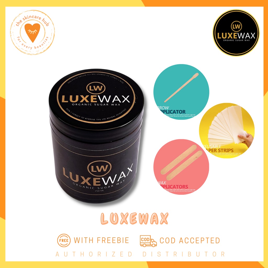 Luxewax Organic Sugar Wax Kit w/ free Wax Strips Shopee Philippines
