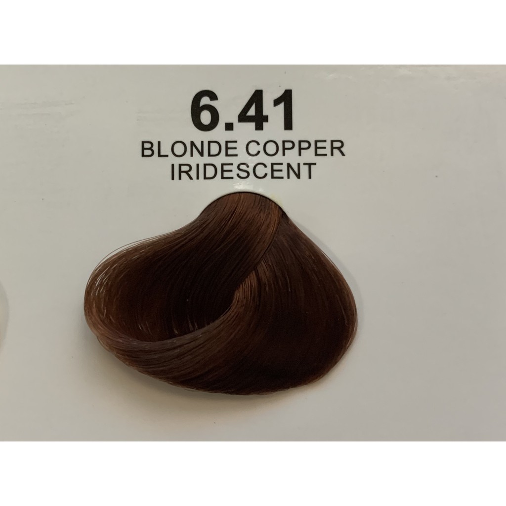 Blonde Copper Iridescent Permanent Hair Color Set - 6.41 Bhappy
