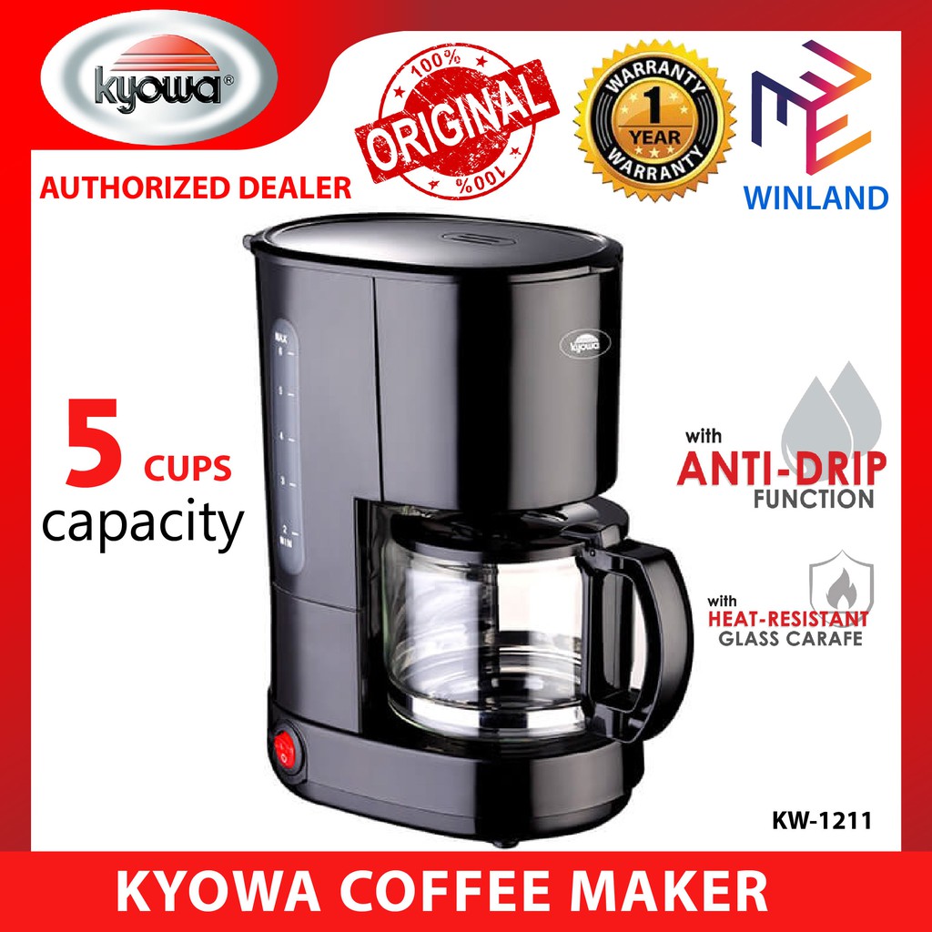Kyowa Original Coffee Maker Coffee Machine 5 cups with AntiDrip