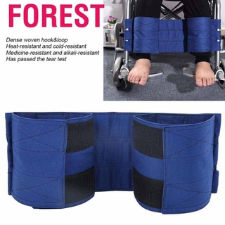 [Ready Stock] Wheelchair Footrest Non‑Slip Adjustable Leg Restraint Strap Seat Belt (Blue Average Size) #4