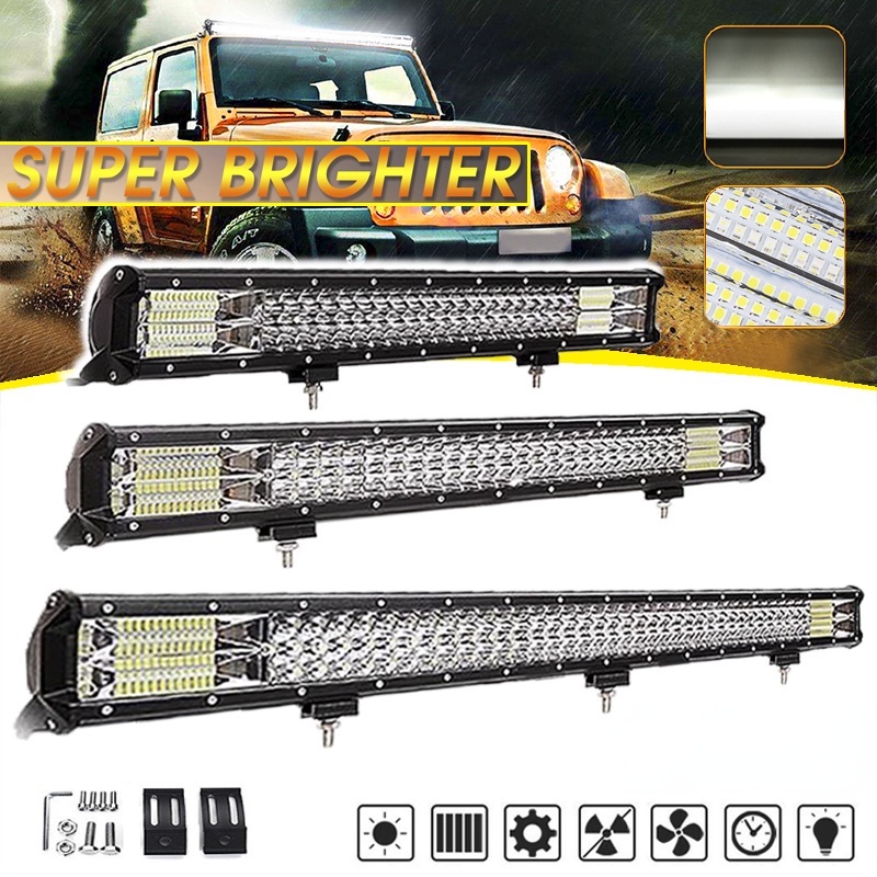 OEDRO LED Light Bar 22 Inch 479W 52690LM Tri-Row Spot Flood Combo Led Work Li - Foto 8