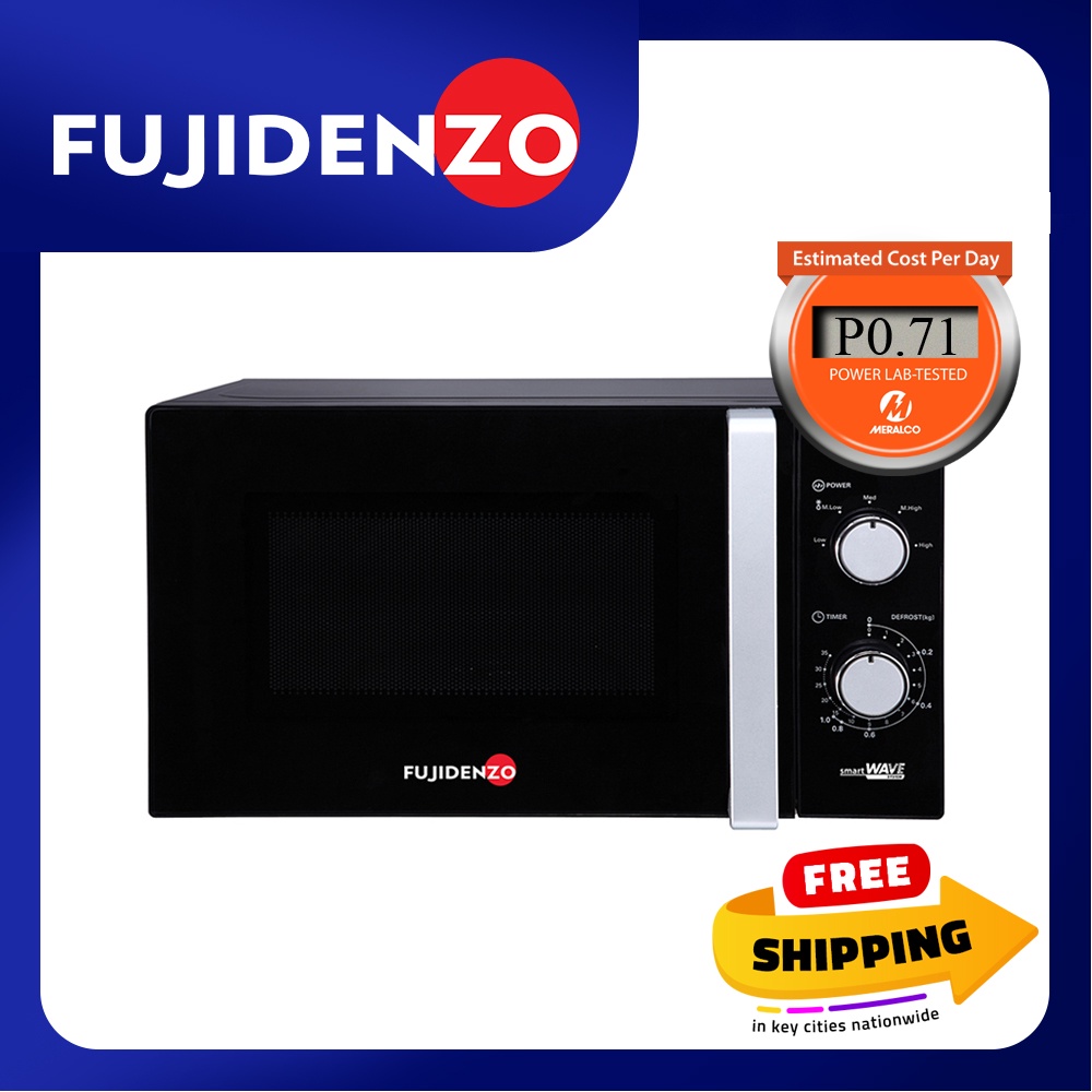 Fujidenzo 20Liter capacity Microwave Oven MM22 BL (Black) Shopee
