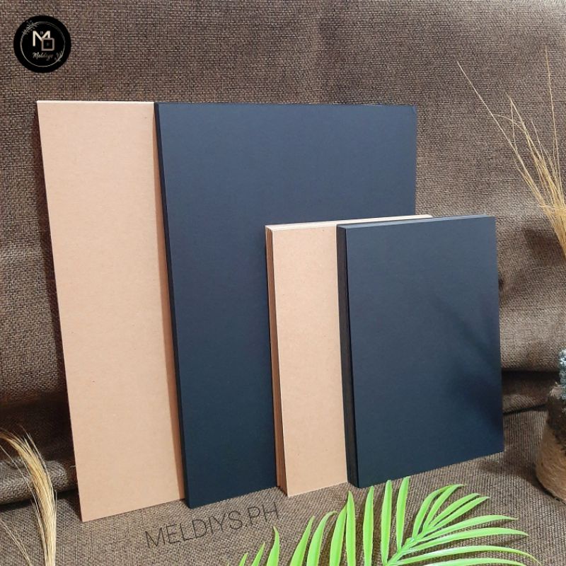 Meldiys A4 / A5 Kraft Paper/ Board Khaki/ Black 400gsm 5pcs/10pcs per