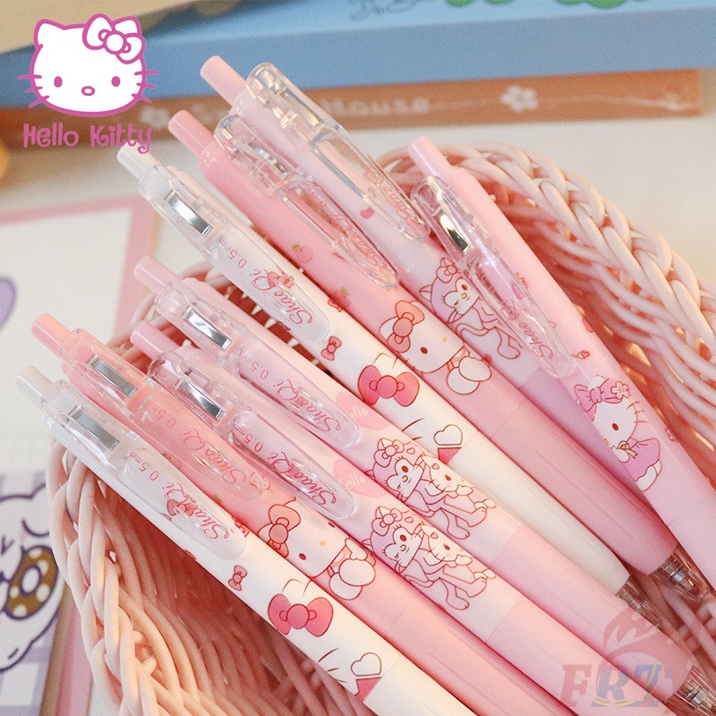 1Pc Hello Kitty Pen Gel Ink Pen Neutral Pens for School Office Writing