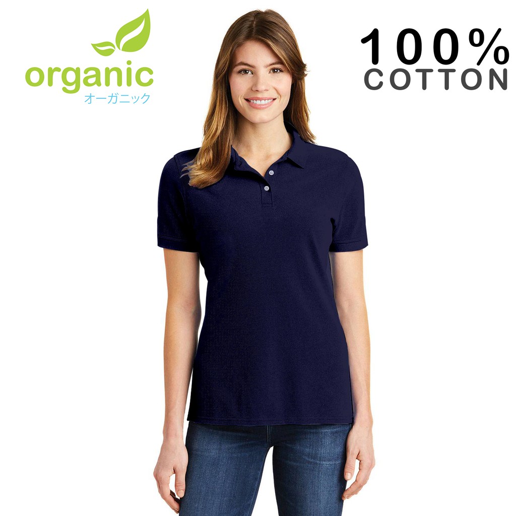 navy polo shirt womens