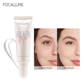₪▬▩FOCALLURE Clear Gel Oil-Control Refreshing Face Primer Glow Pore-Blurring Smooth Surface Makeup