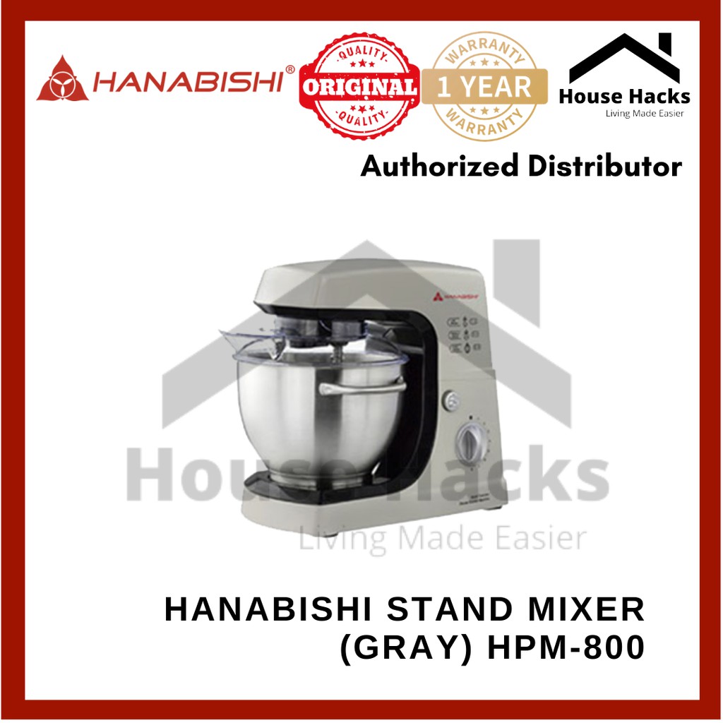 Hanabishi Professional Stand Mixer HPM 800 (House Hacks) Shopee
