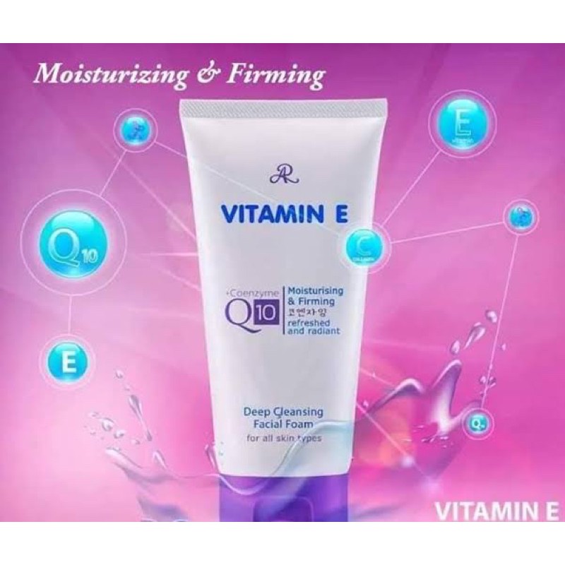 AR Vitamin E Q10 Facial Wash 100 Original from Thailand Shopee