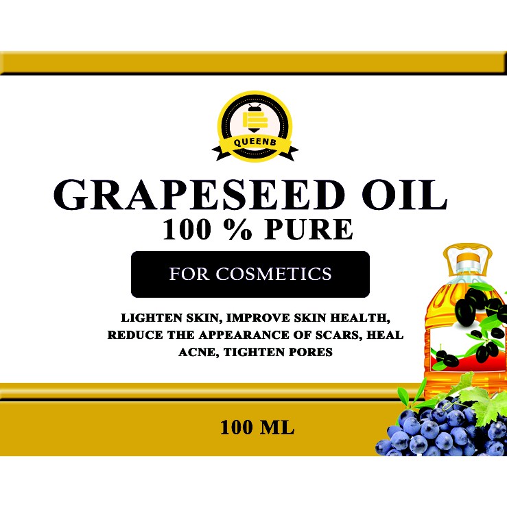 Grapeseed Oil 100 Organic, Pure & ColdPressed Shopee Philippines