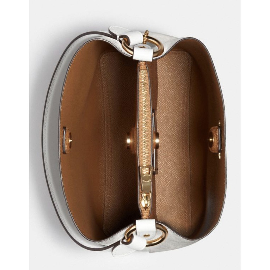 Coach Marlie Top Handle Satchel In Blocked Signature Canvas Shopee