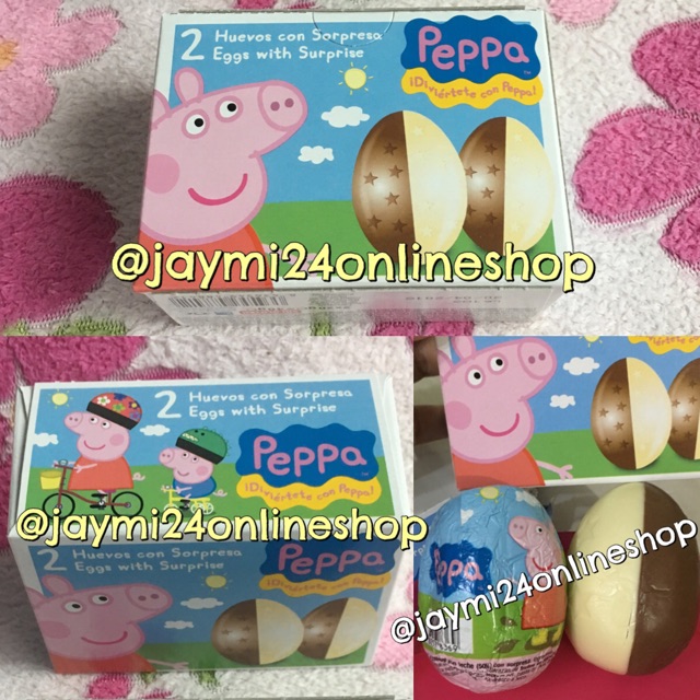 peppa pig chocolate surprise eggs