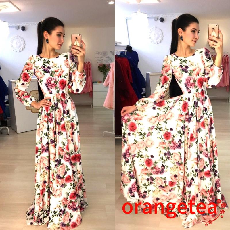 shopee floral maxi dress