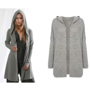 Blazer /cardigan with hood for OOTD cover up this summer