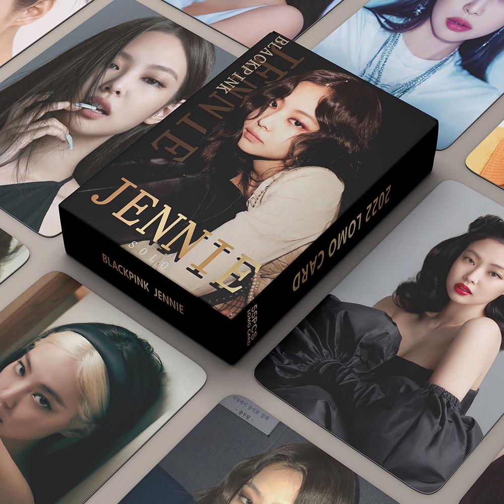 B-PINK JENNIE Photocards 2022 Album LOMO Card 55pcs/box Postcard (READY ...
