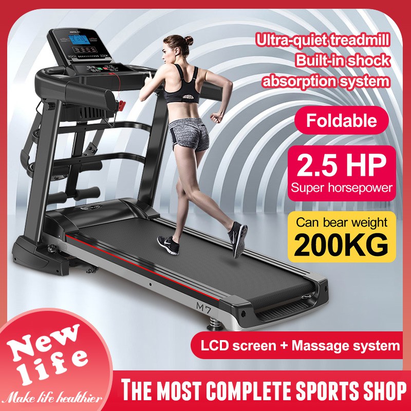 Electric foldable treadmill,2.5 highperformance treadmill deluxe