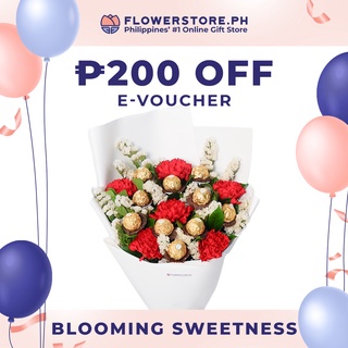 FlowerStore.ph P200 e-Voucher on Blooming Sweetness