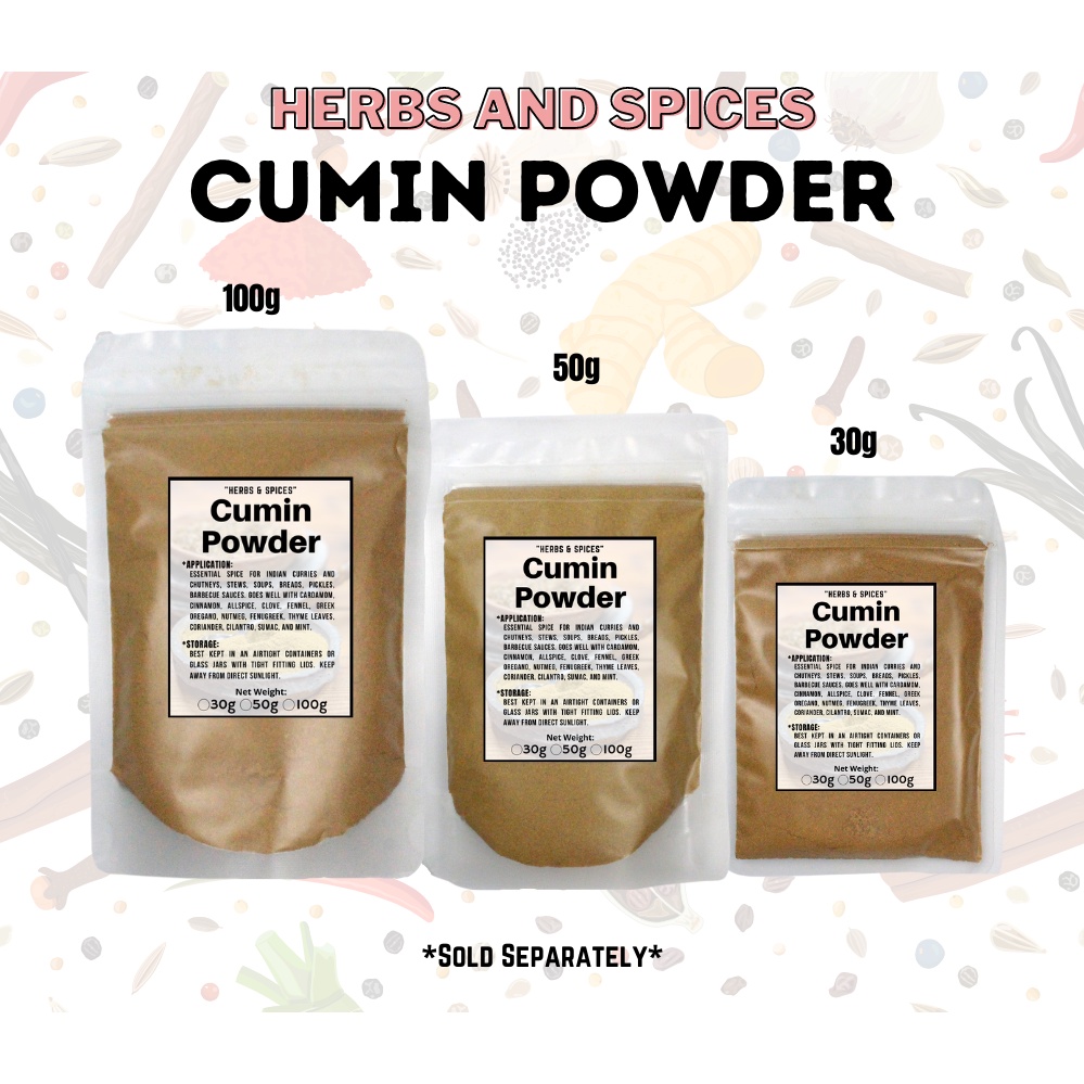 Cumin Powder 30g 50g 100g (Herbs & Spices) Shopee Philippines