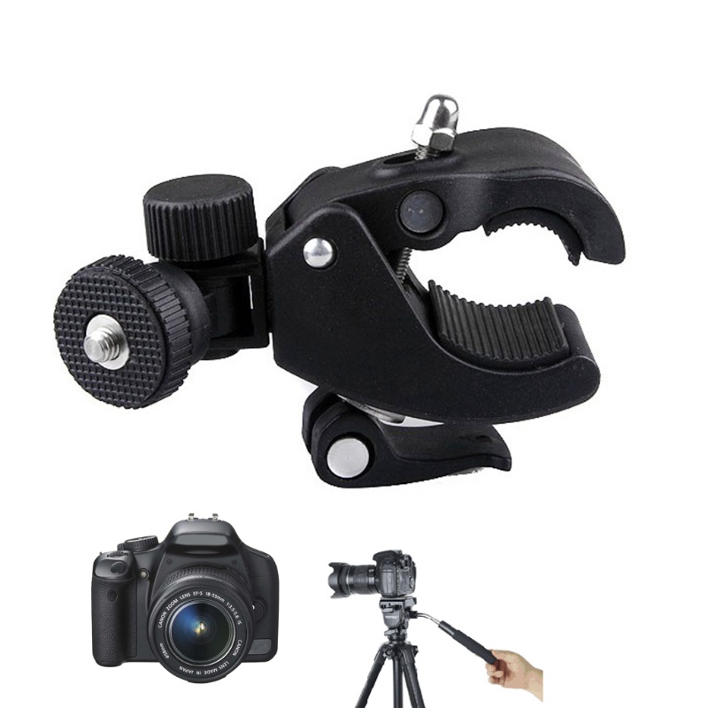 RR` Camera Super Clamp Tripod Clamp for Holding LCD Monitor/DSLR