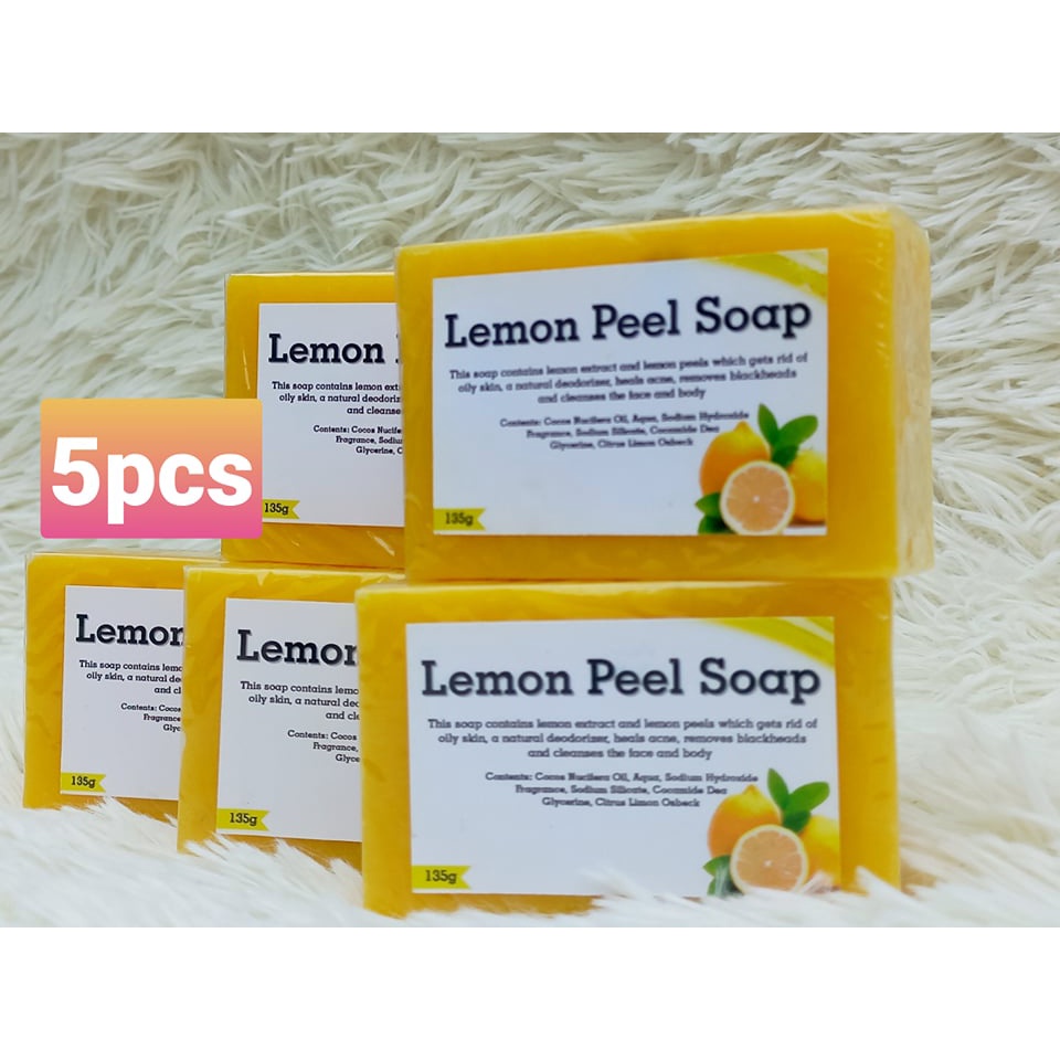 Lemon Peel Soap 135g 5pcs Per Pack Shopee Philippines   Eb1ade706ffe244cbfa755714aa4eaa5