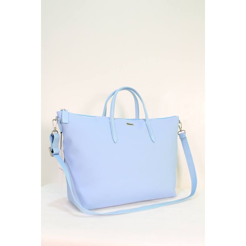 lacoste dual carry tote bag