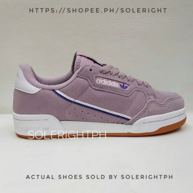 adidas continental 80 violet