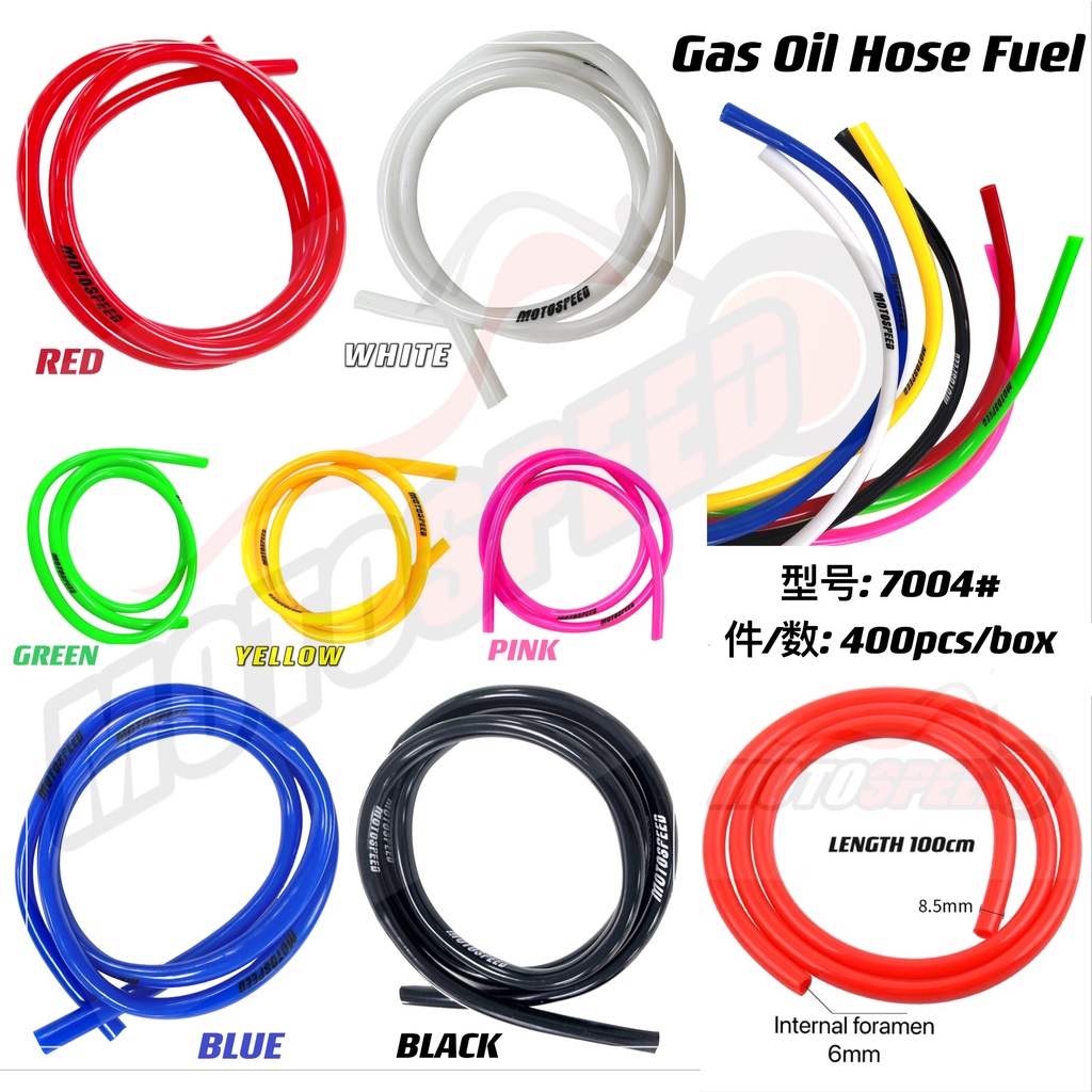 MOTO CENTRE 1 pc Universal Motorcycle Fuel Hose Gas Hose Brake Fluid