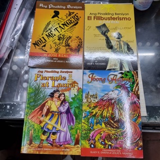 El Fili Noli Me Tangere Ibong Adarna Florante At Laura Sold Per Book