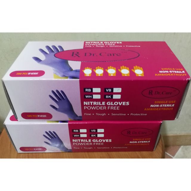 hypoallergenic nitrile gloves