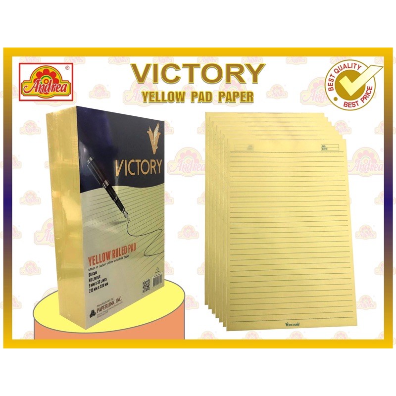 victory-yellow-pad-90-leaves-sold-by-pads-shopee-philippines