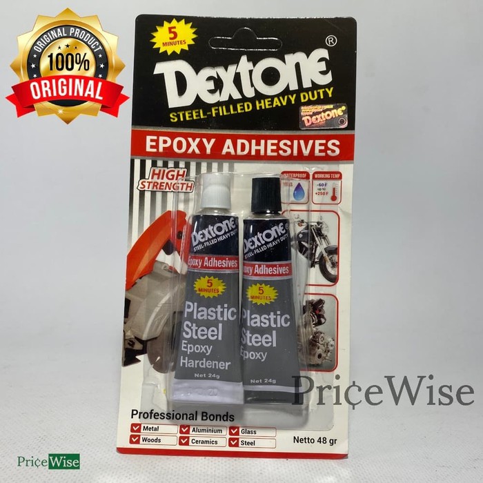 Dextone Glue 5 Minute Plastic Steel Epoxy / Iron Glue Shopee Philippines