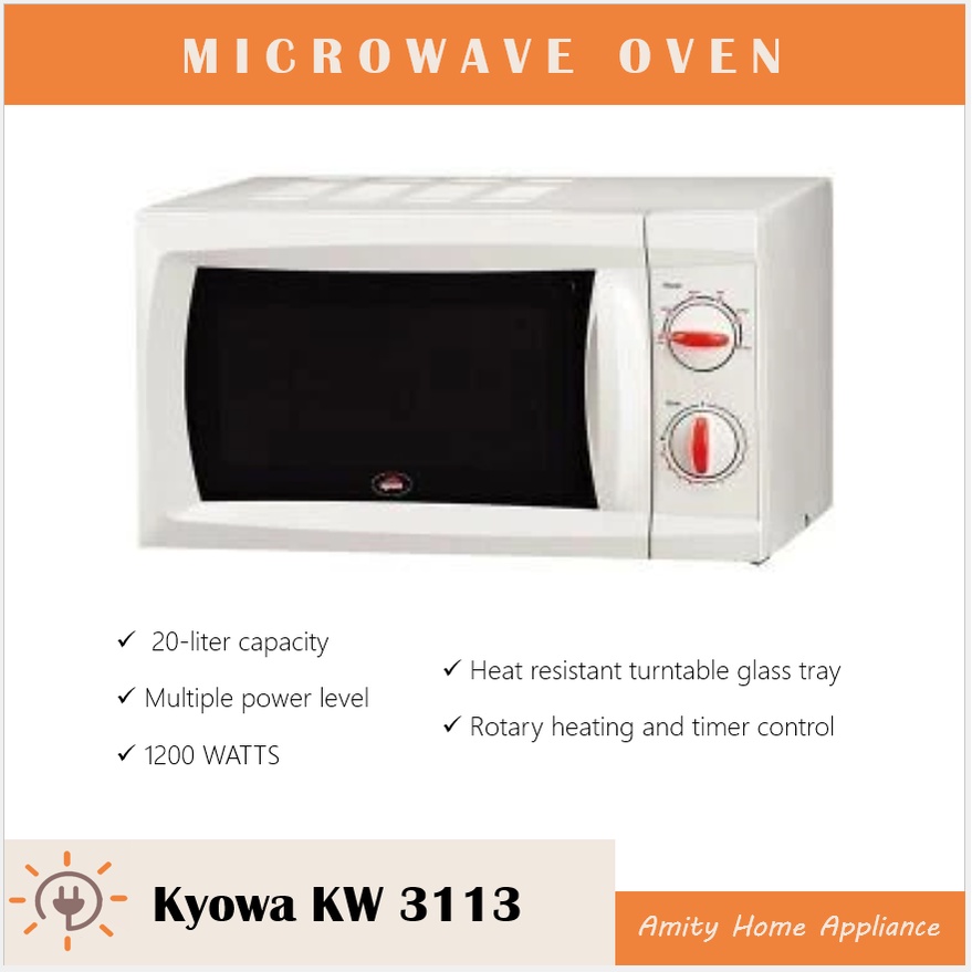 Kyowa Microwave 20L Manual Oven KW3113 Shopee Philippines