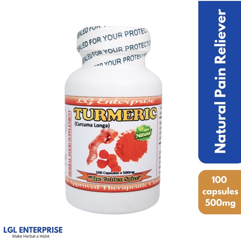 Turmeric Herbal Capsules Anti Inflammatory, Prevents Heart Disease