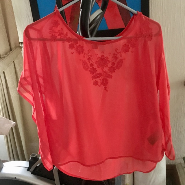 red blouse forever 21