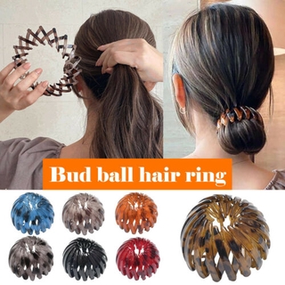 Hair Bird Nest Ball Hair Claw Korean Hairs Bun Holder Rhinestone Hairpins Clip 