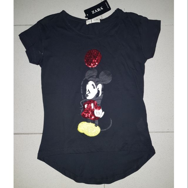 zara mickey mouse shorts womens
