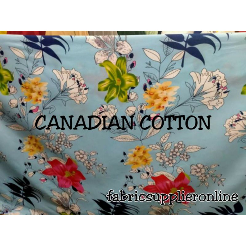 Premium Canadian cotton fabric for bedsheets Shopee Philippines