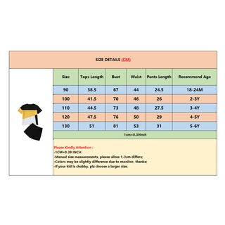 Mikrdoo 1-6 Years Kid Boy 2PCS Summer Clothing Set Toddler Baby Boy Basic Style Color Block Short Sleeves T-shirt Black Shorts Fashion Kid Boy Streetwear Sport Style Outfit #2