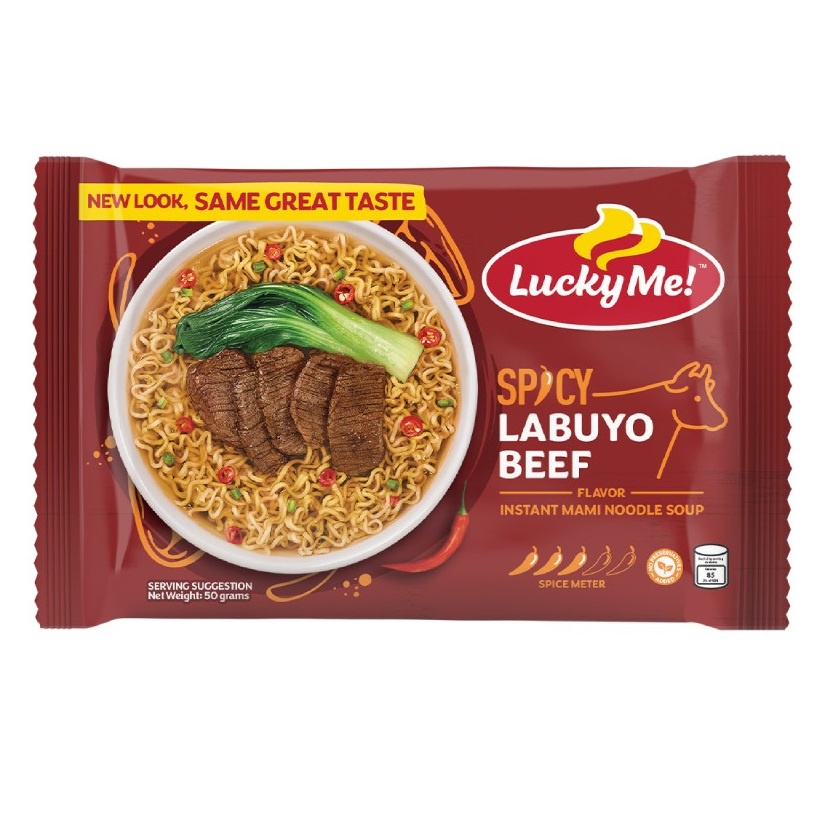 Lucky Me! Instant Noodle Soup Spicy Labuyo Beef 50G Shopee Philippines