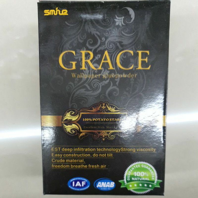 Grace Wallpaper Glue Powder 180g Shopee Philippines