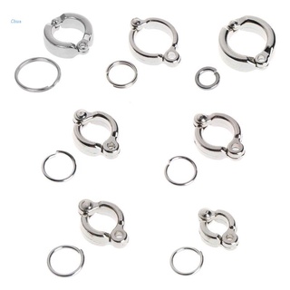 Chua Parrot Leg Ring Foot Clips Alloy Clip-on Rings Outdoor Fly Training Accessories
