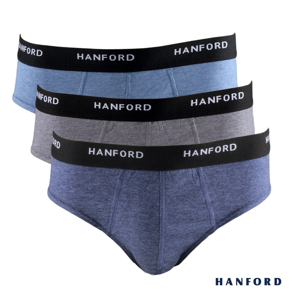 Hanford Men Regular Cotton Briefs Acetic V2 - Assorted Colors (3in1 ...