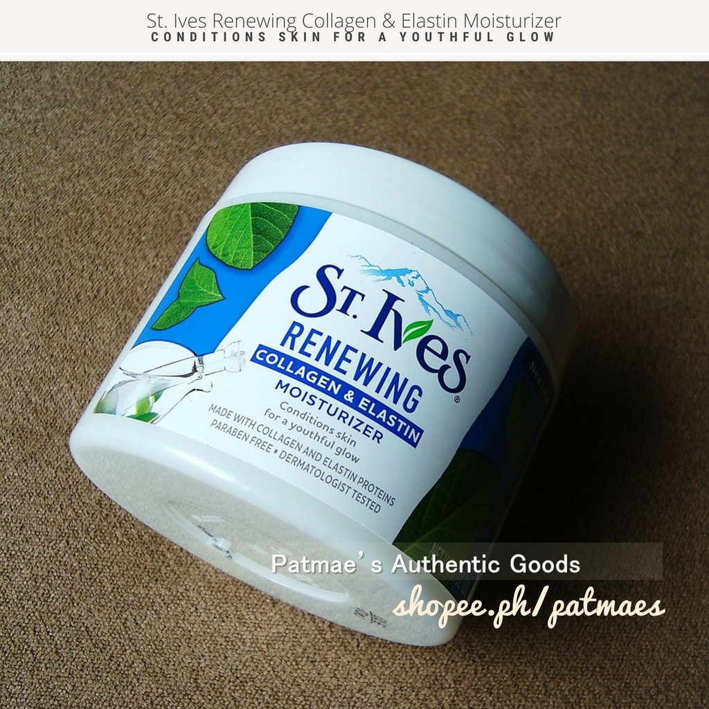 st ives renewing collagen and elastin