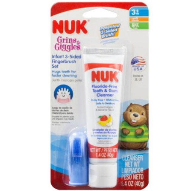 nuk finger brush