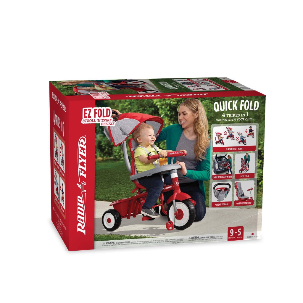 radio flyer trike stroller