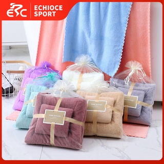 Towel Sets for Bathroom Sports Quick-Drying-Microfiber Coral Fleece Absorbent bath towels #1