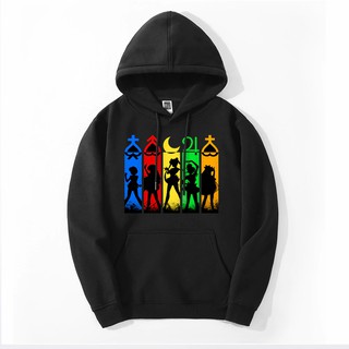 revenge rainbow rhinestone hoodie
