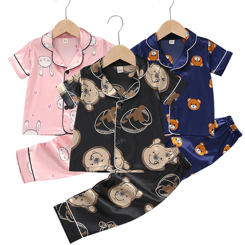 baby satin pajamas